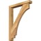 Ekena Millwork Imperial Block Rough Sawn Bracket w/ Offset Brace, Western Red Cedar, 4"W x 24"D x 32"H BKT0402X24X32IMP05RWR - alternate 1
